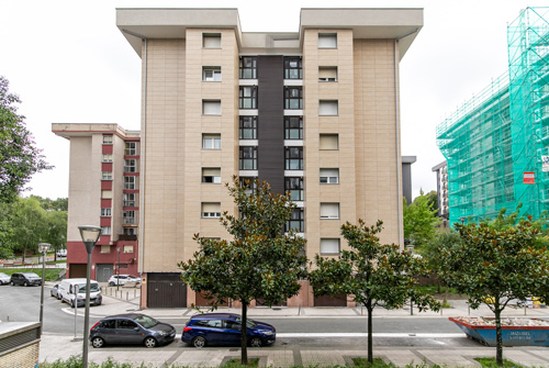 rehabilitación de fachada en Gipuzkoa: fachada sate en Elizasu 6 alza, donostia